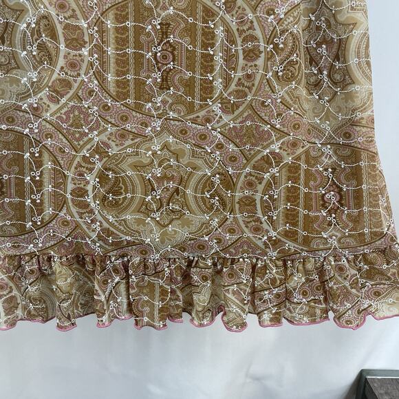 Candy Rocket Size 1X Vintage Y2K Babydoll Mesh Dress Empire Waist Whimsical Lace - Picture 3 of 6